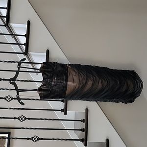 Damia Ruched Bustier Midi Dress